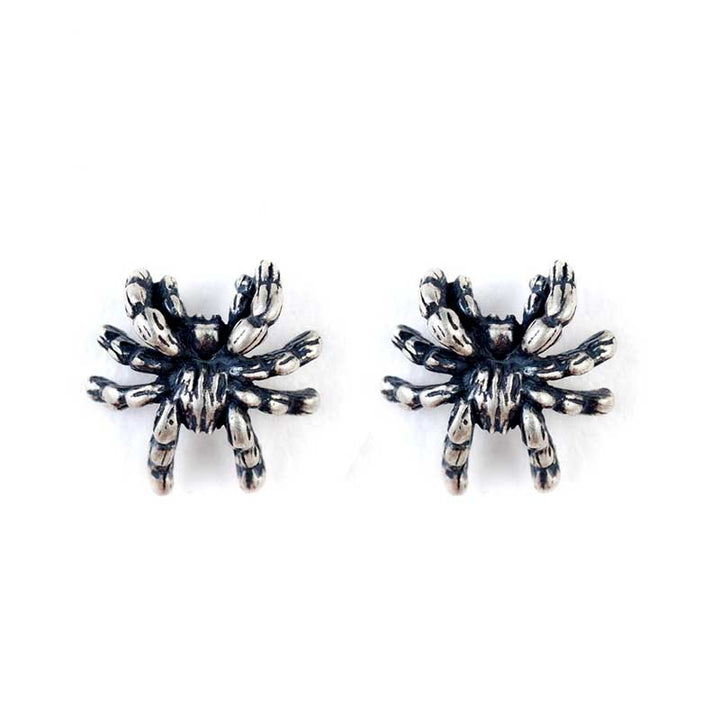 Spider Earrings | Gothic Dark 925 Silver by Demonmirror-6