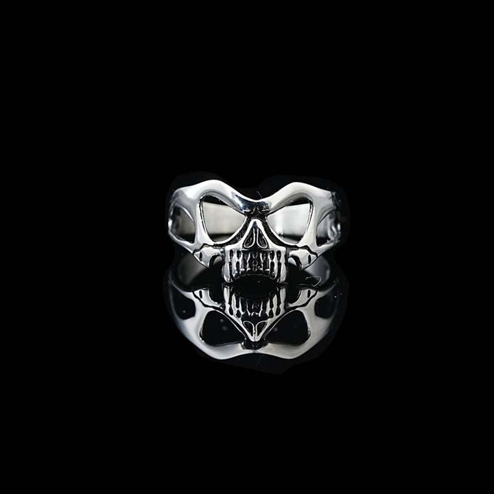 Skull Mask Ring | Stainless Steel Ring Skull by Demonmirror-2
