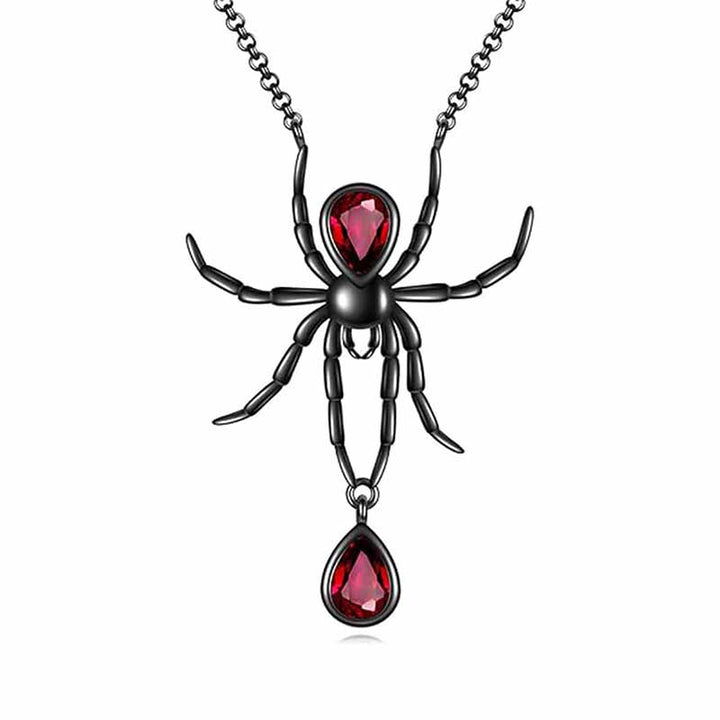 Spider Necklace | 925 Sterling Silver for Women by Demonmirror