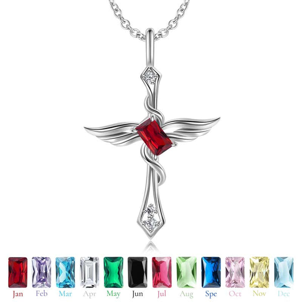 Cross Necklace Gothic | 925 Silver Necklace for Women by Demonmirror