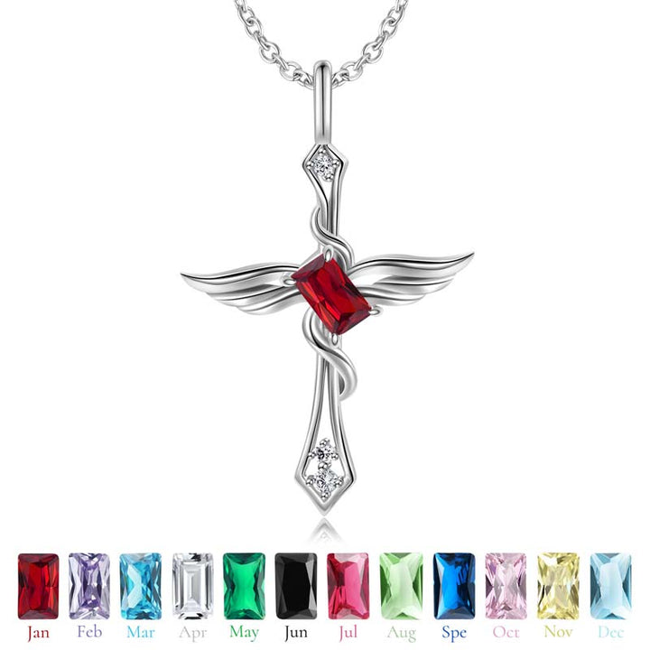 Cross Necklace Gothic | 925 Silver Necklace for Women by Demonmirror