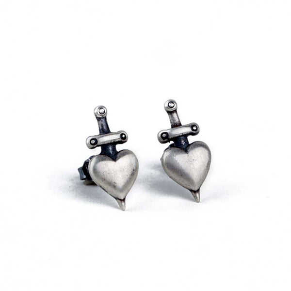 Sword Earrings | 925 Silver Edge for Distinct Style by Demonmirror