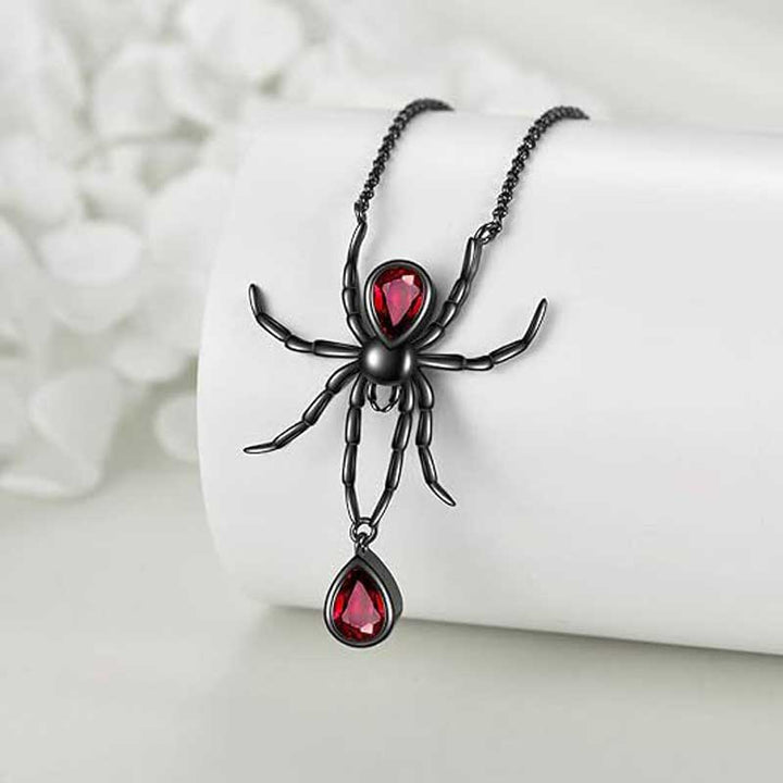 Spider Necklace | 925 Sterling Silver for Women by Demonmirror-3