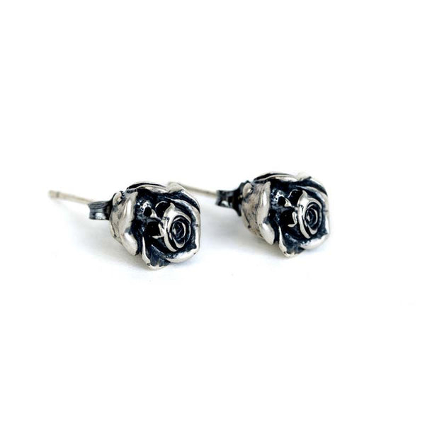 Flower Stud Earrings | 925 Silver for Women's Elegance by Demonmirror