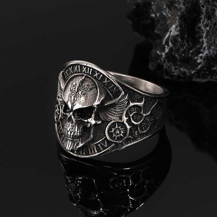 Til Death Ring | Stainless Steel Gothic Jewelry | Demonmirror-3