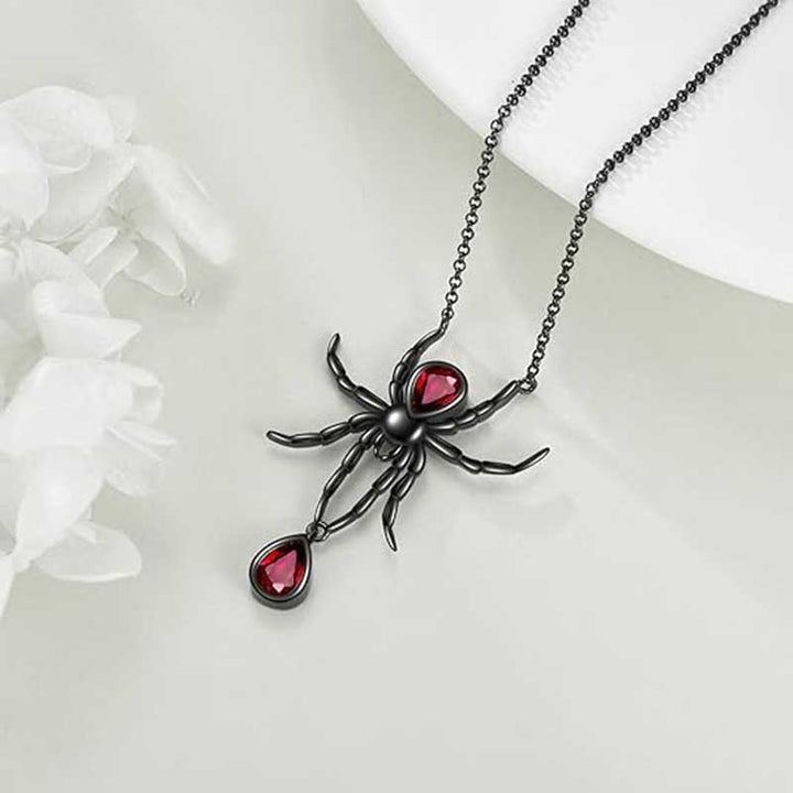 Spider Necklace | 925 Sterling Silver for Women by Demonmirror-4