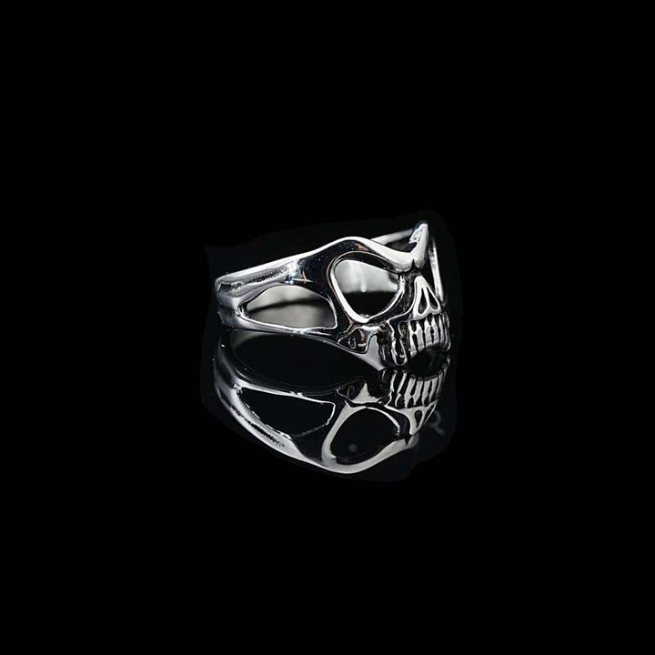 Skull Mask Ring | Stainless Steel Ring Skull by Demonmirror-4
