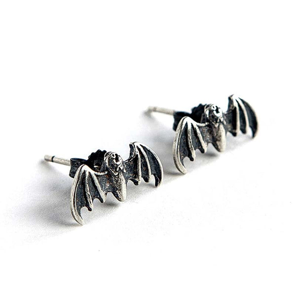 Bat Earrings | 925 Silver Gothic Style by Demonmirror