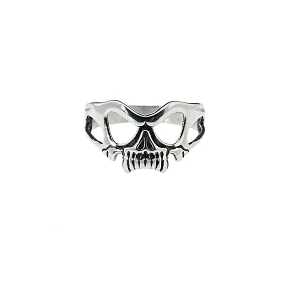 Skull Mask Ring | Stainless Steel Ring Skull by Demonmirror