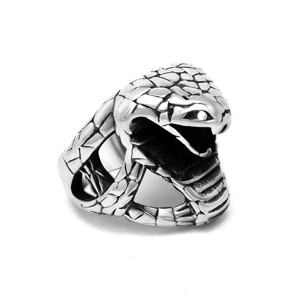 Snake Ring | Stainless Steel Gothic Jewelry | Demonmirror