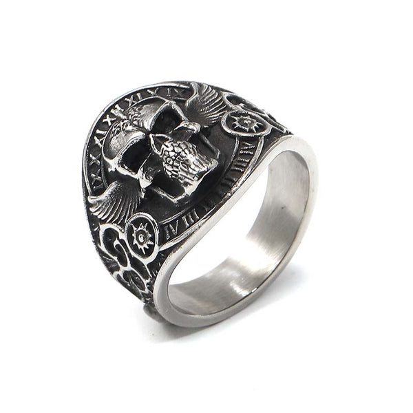 Til Death Ring | Stainless Steel Gothic Jewelry | Demonmirror
