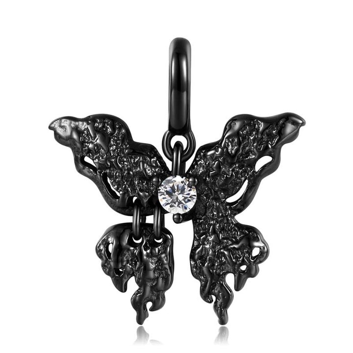 925 Silver Butterfly Necklace | Gothic Jewelry | Demonmirror-4