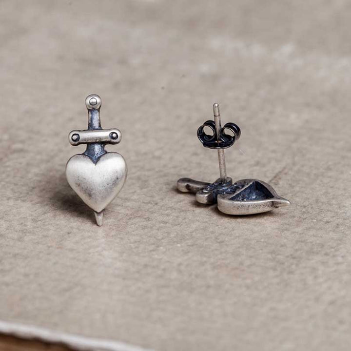 Sword Earrings | 925 Silver Edge for Distinct Style by Demonmirror-5