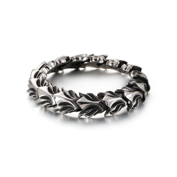 Dragon Bracelet in Men's Stainless Steel Punk Style by Demonmirror