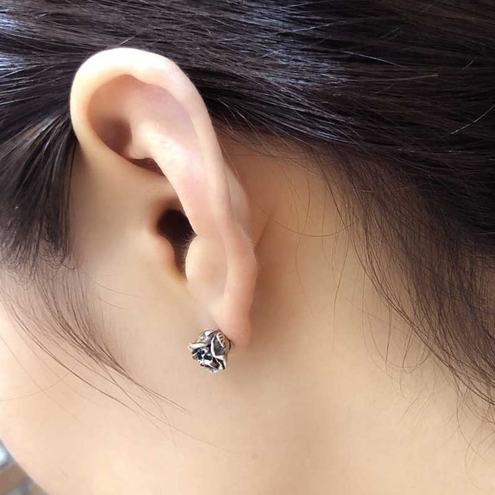 Flower Stud Earrings | 925 Silver for Women's Elegance by Demonmirror-7